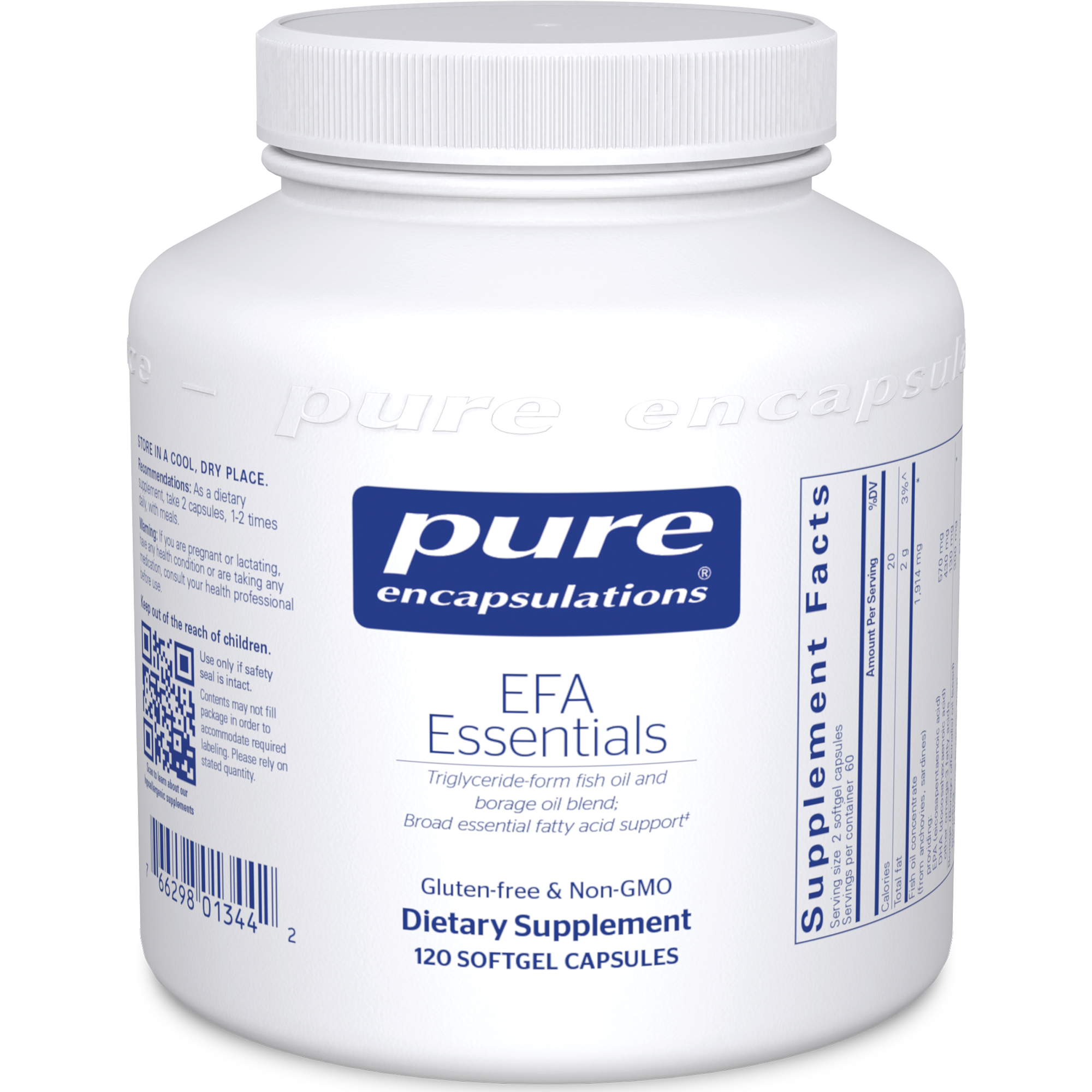 Pure Encapsulations EFA Essentials 120 softgels
