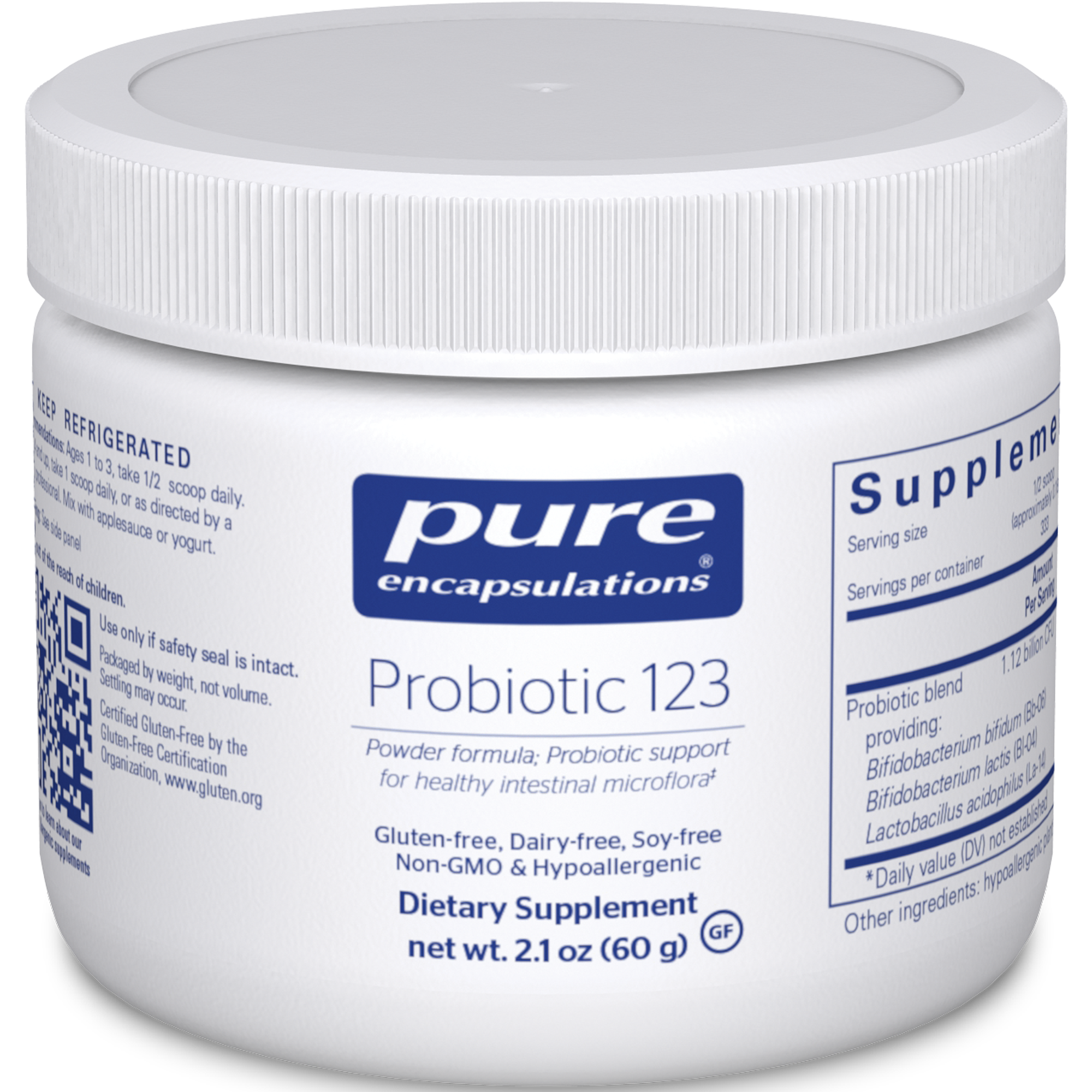 Pure Encapsulations Probiotic 123 60 g