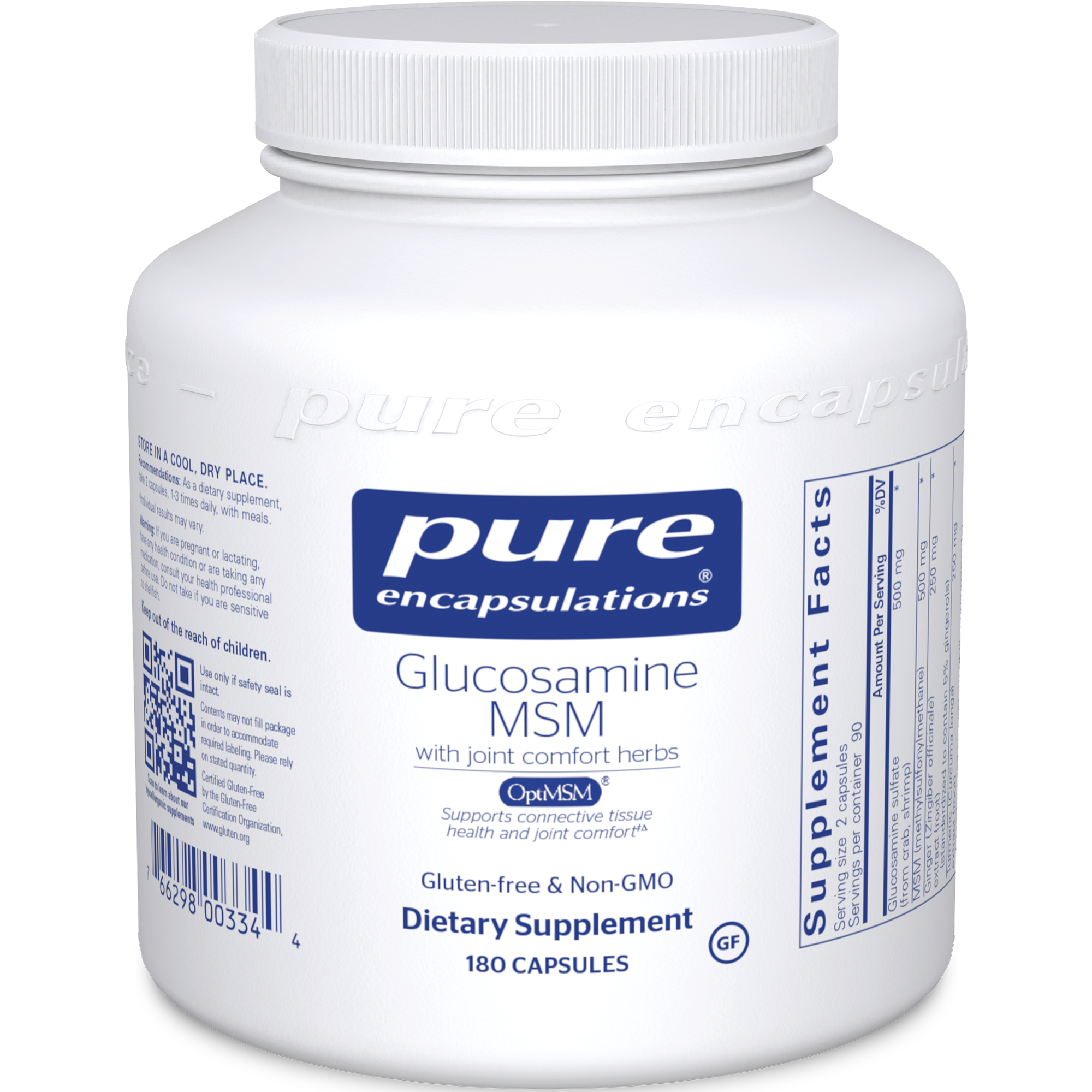 Pure Encapsulations Glucosamine MSM w/Joint Comfort