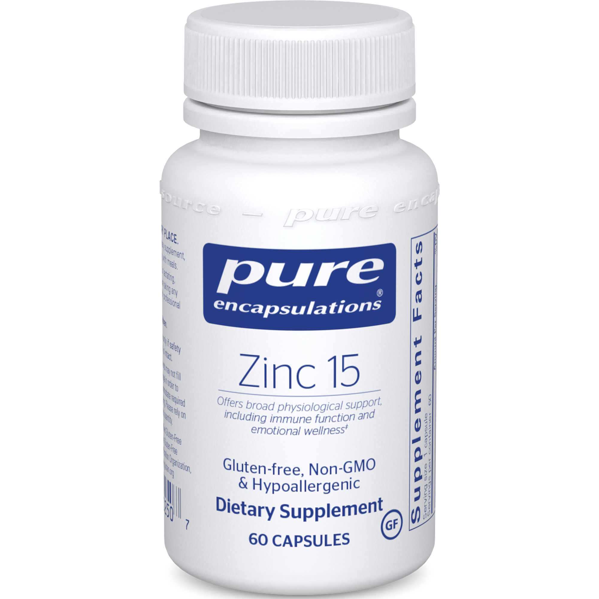 Pure Encapsulations Zinc 15
