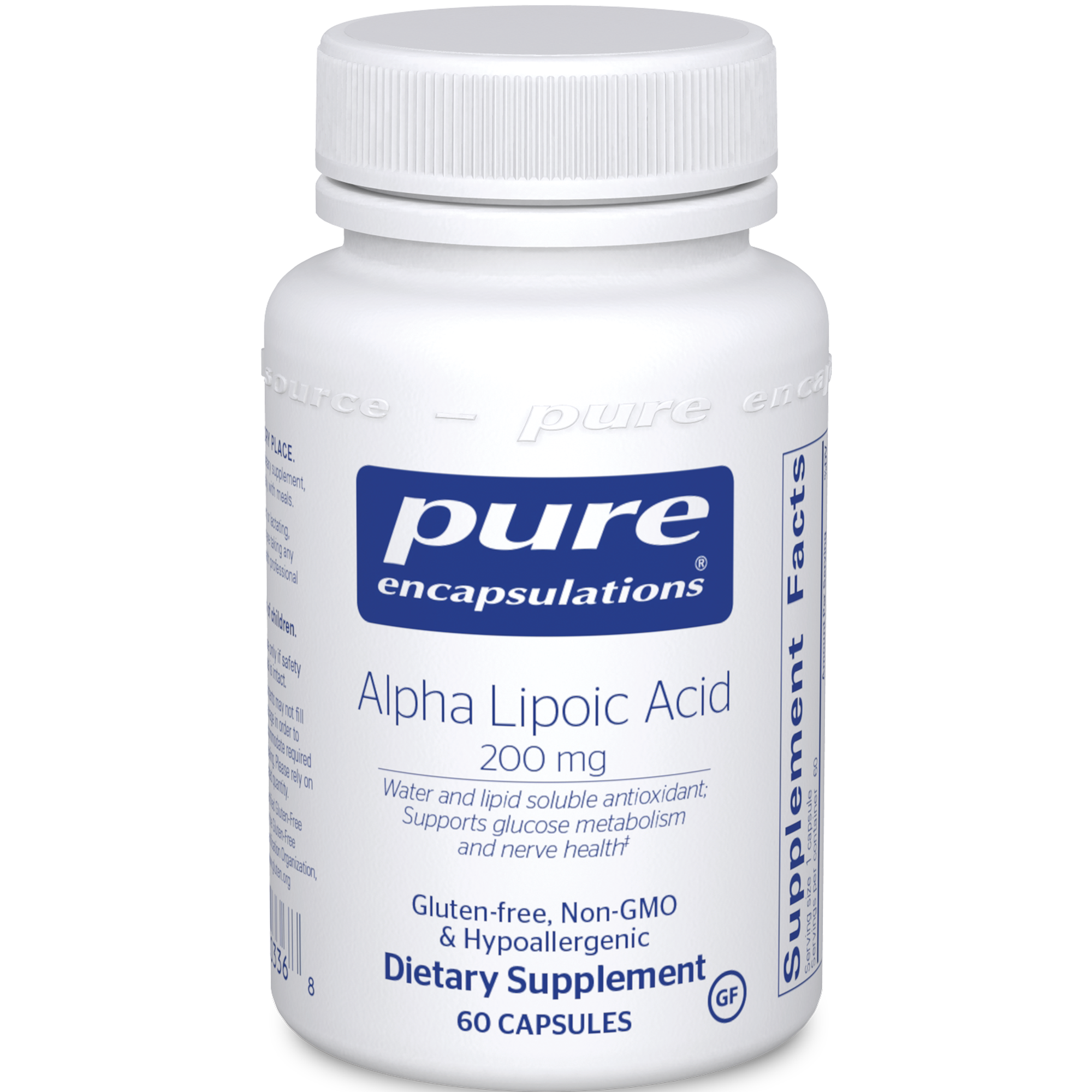 Pure Encapsulations Alpha Lipoic Acid 200 mg