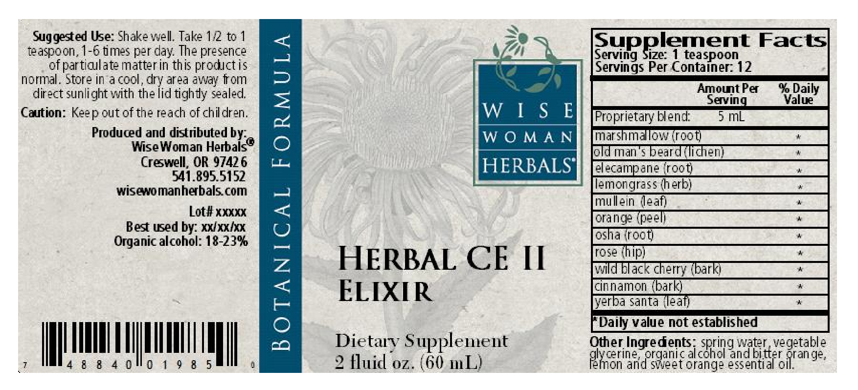 Wise Woman Herbals Herbal CE II