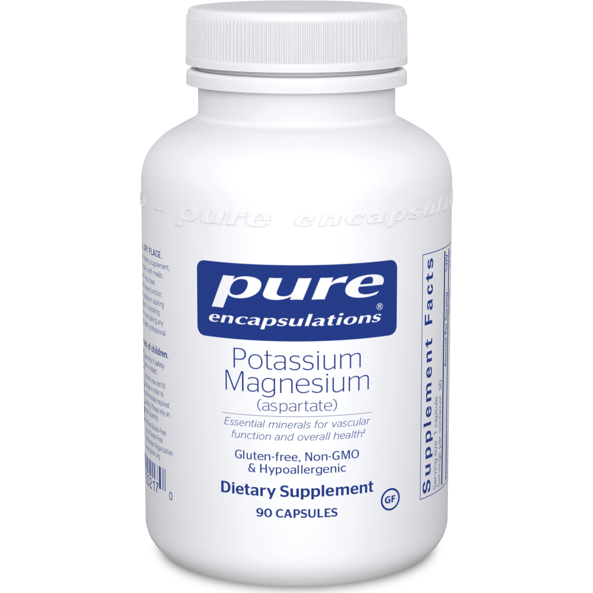 Pure Encapsulations Potassium Magnesium (aspartate)