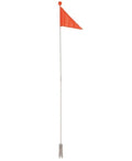 Kent 68112 2-Piece Safety Flag, Orange, 5' H