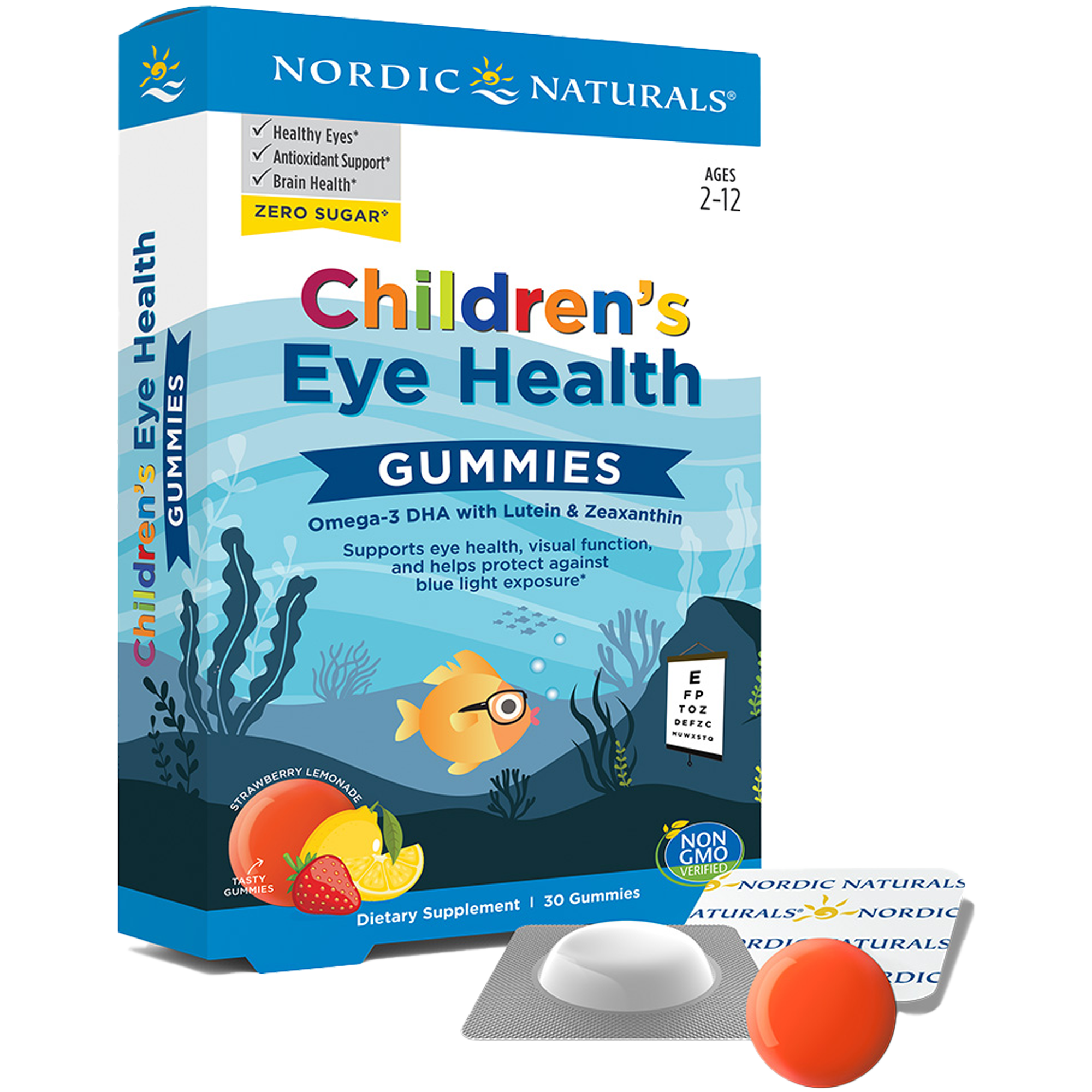 Nordic Naturals Childrens Eye Health Gummies 30 ct