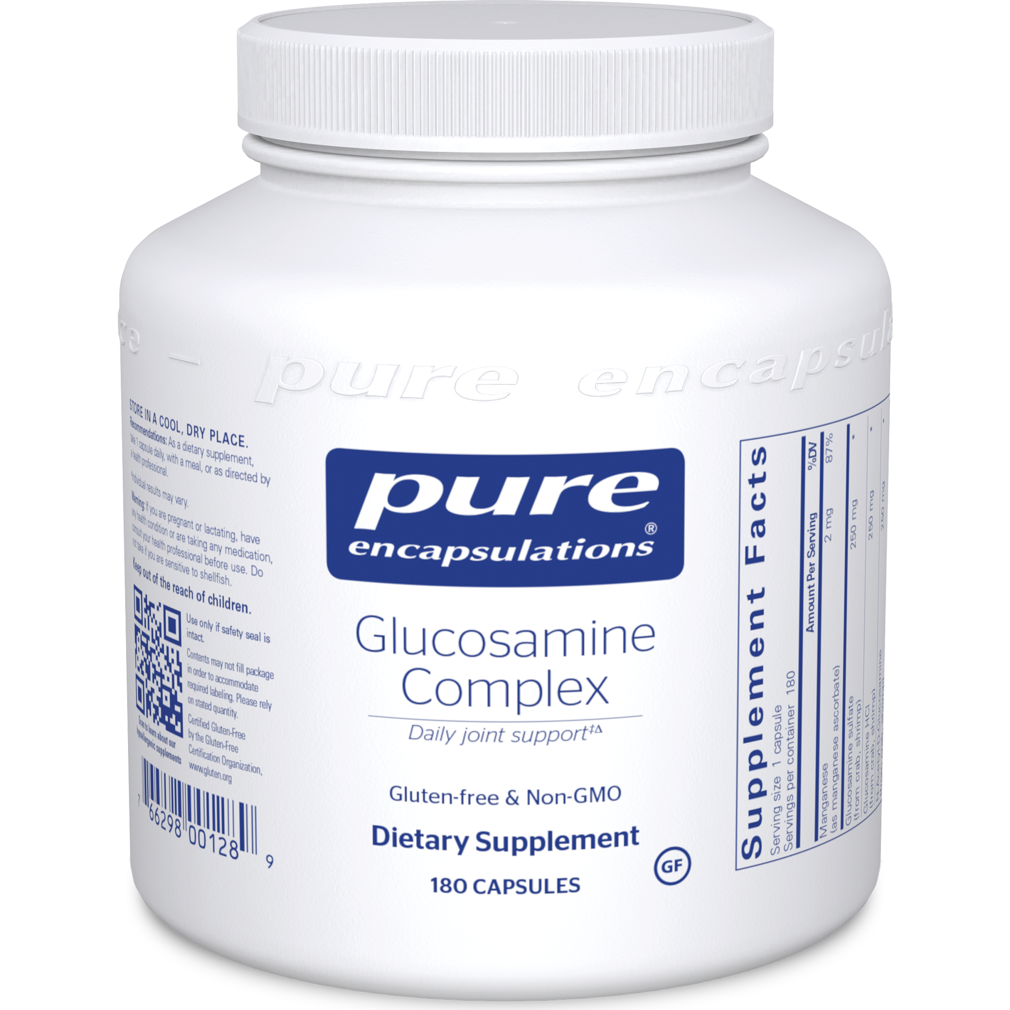 Pure Encapsulations Glucosamine Complex 180 vcaps
