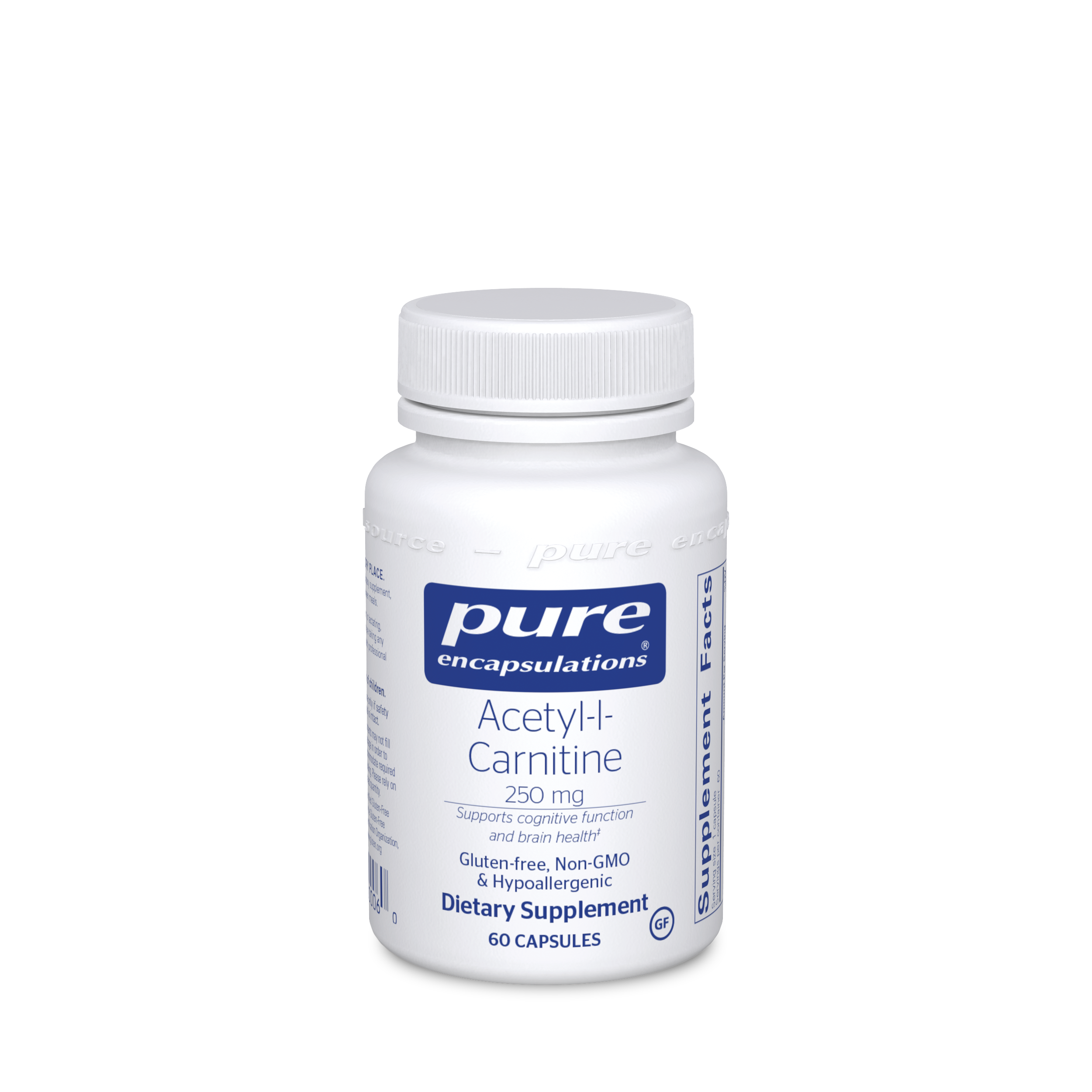 Pure Encapsulations Acetyl-L-Carnitine 250 mg 60 vcaps