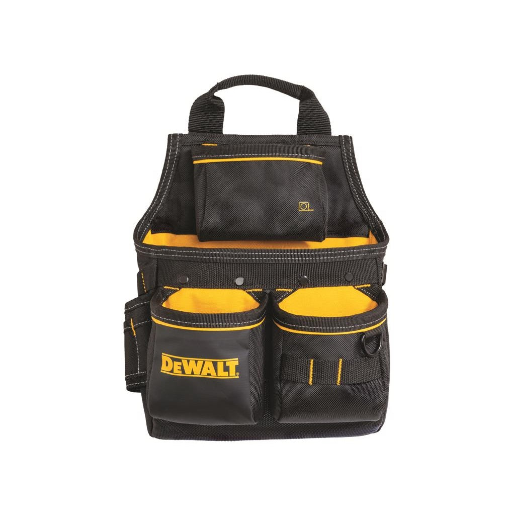 DeWalt DWST540201 Professional Nail Pouch, Black/Yellow, 13 Pockets