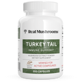 Real Mushrooms Turkey Tail Organic Mushroom Supplement 300 Caps