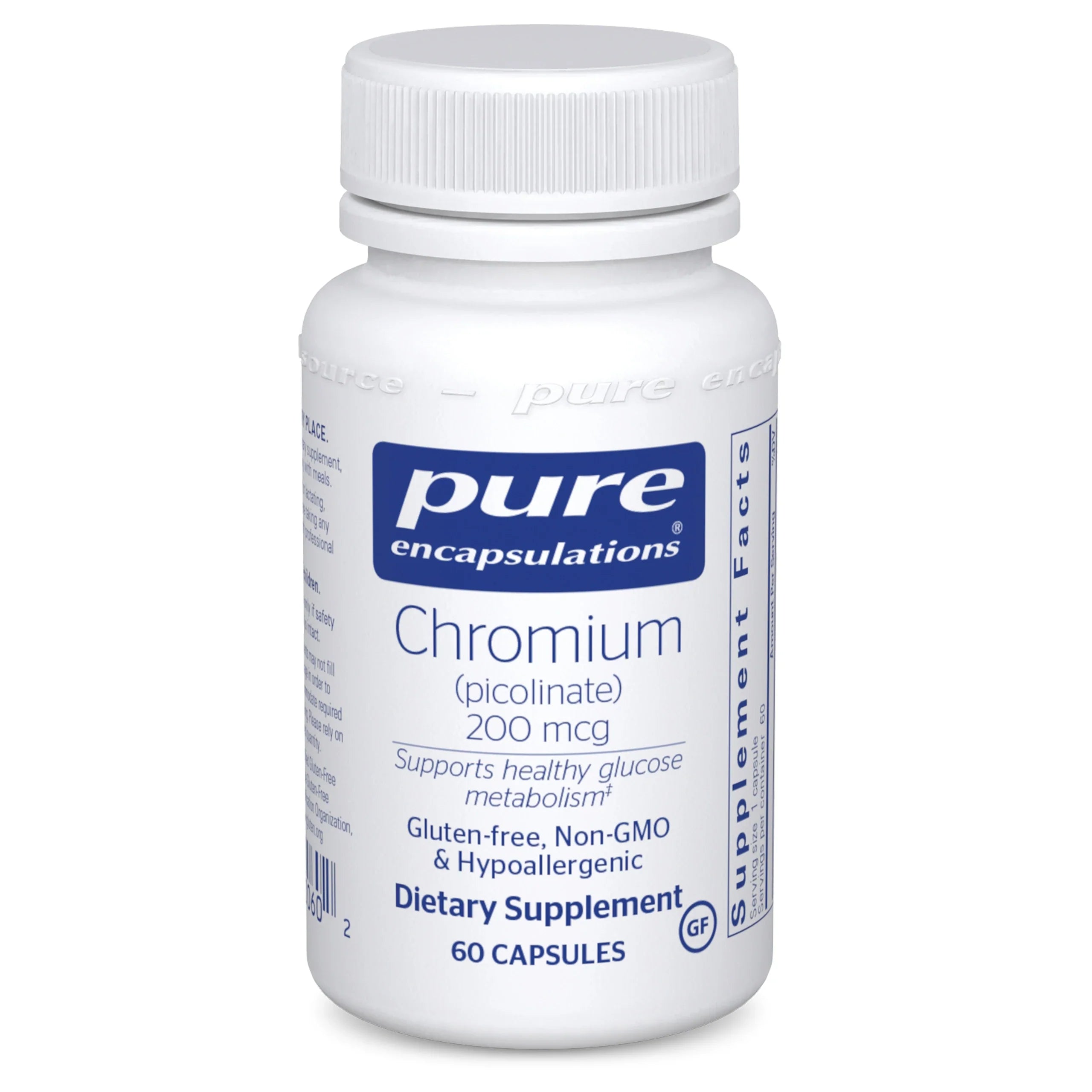 Pure Encapsulations Chromium (picolinate) 200 mcg