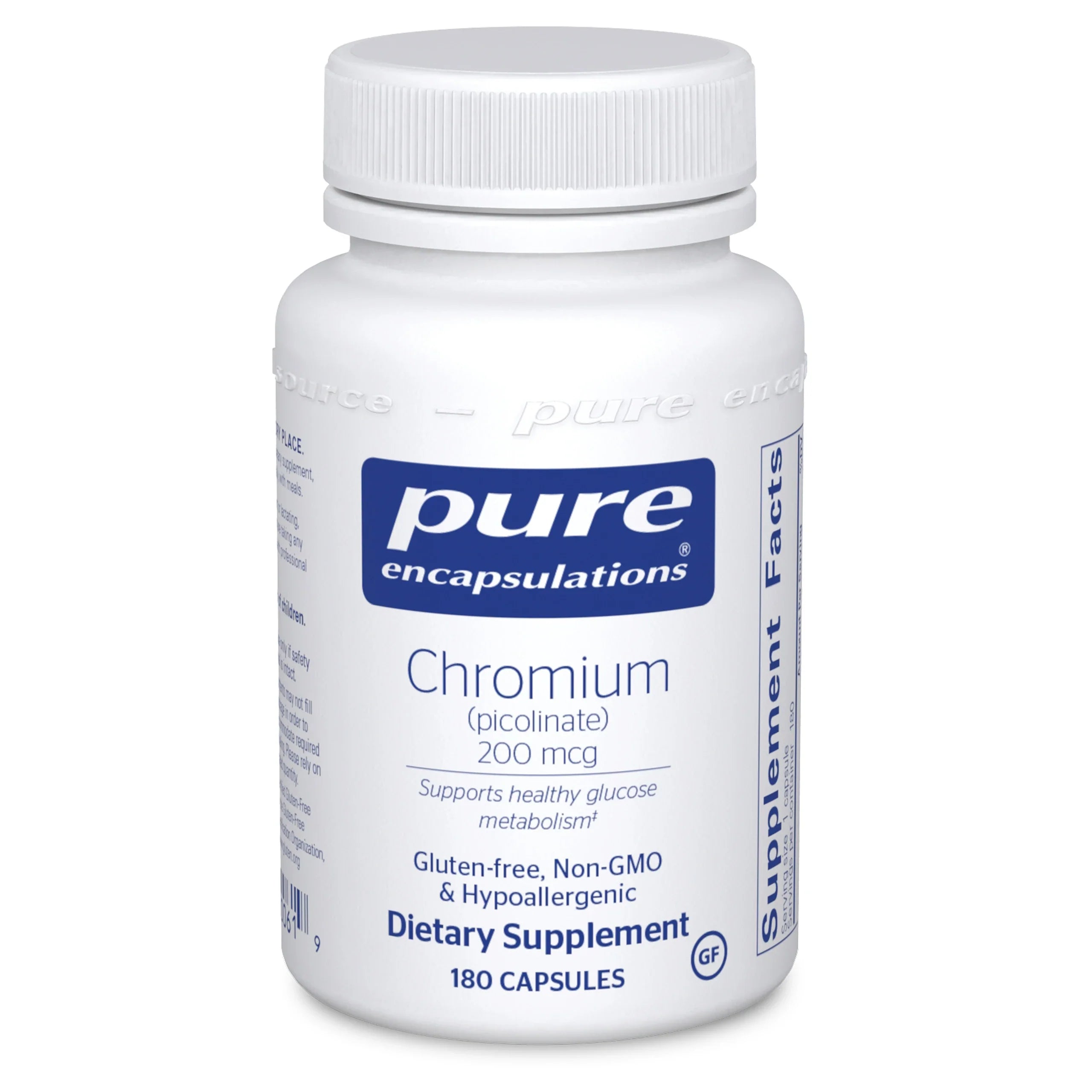 Pure Encapsulations Chromium (picolinate) 200 mcg