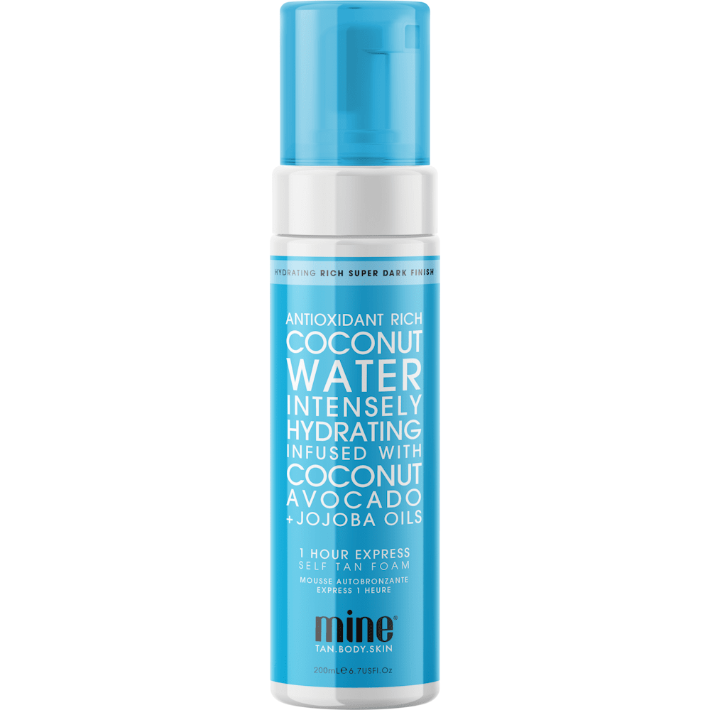 mineTan COCONUT WATER Self Tan Foam 200mL