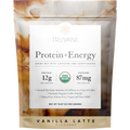 Truvani Protein + Energy Drink Mix Vanilla Latte 20 Servings