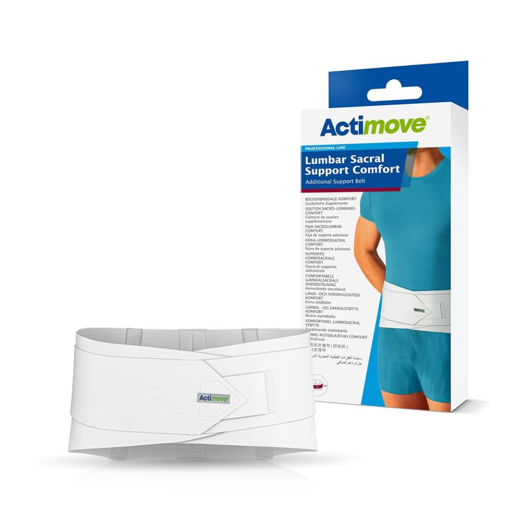 Actimove Professional Lumbar Sacral Support Comfort with Additional Support Belt 10" - Senior.com Back & Lumbar Support Cushions