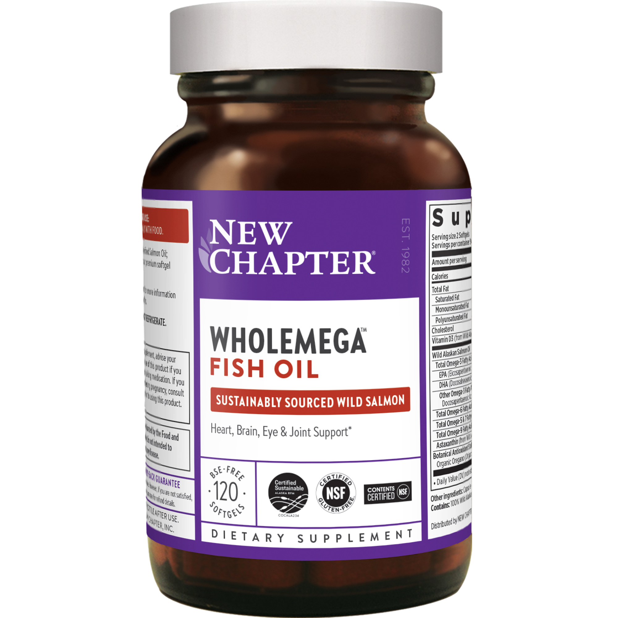 New Chapter Wholemega 1,000 mg