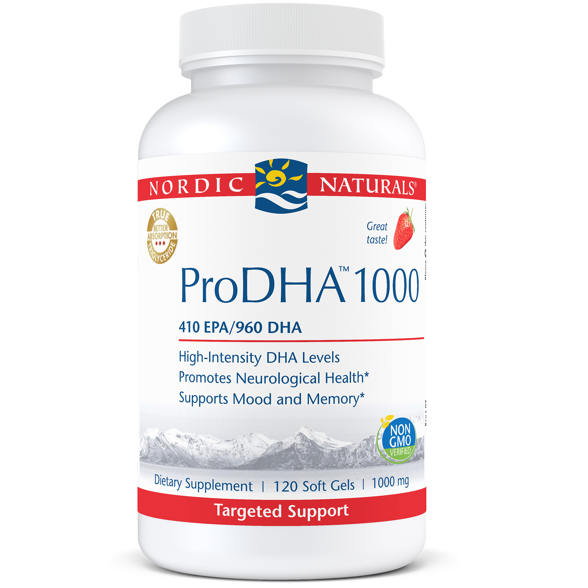 Nordic Naturals ProDHA 1000 Strawberry