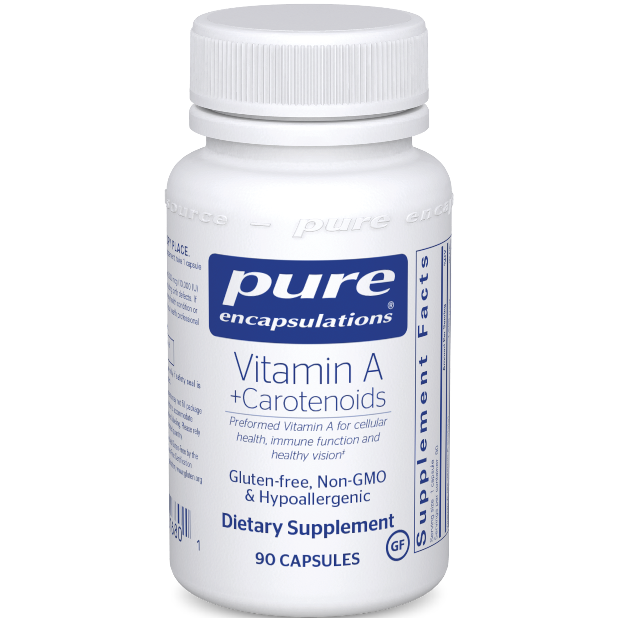 Pure Encapsulations Vitamin A + Carotenoids 90 caps