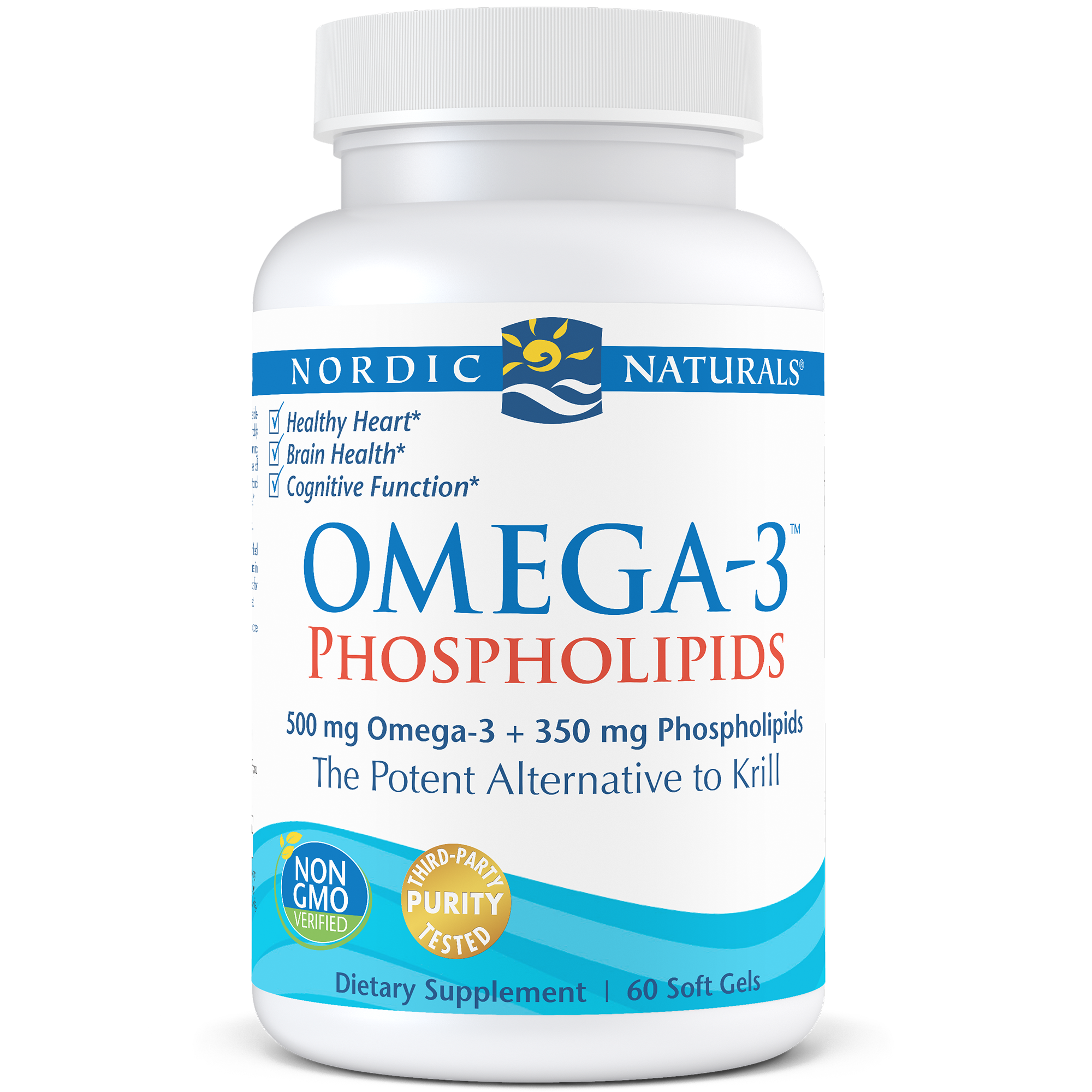 Nordic Naturals Omega-3 Phospholipids 60 softgels