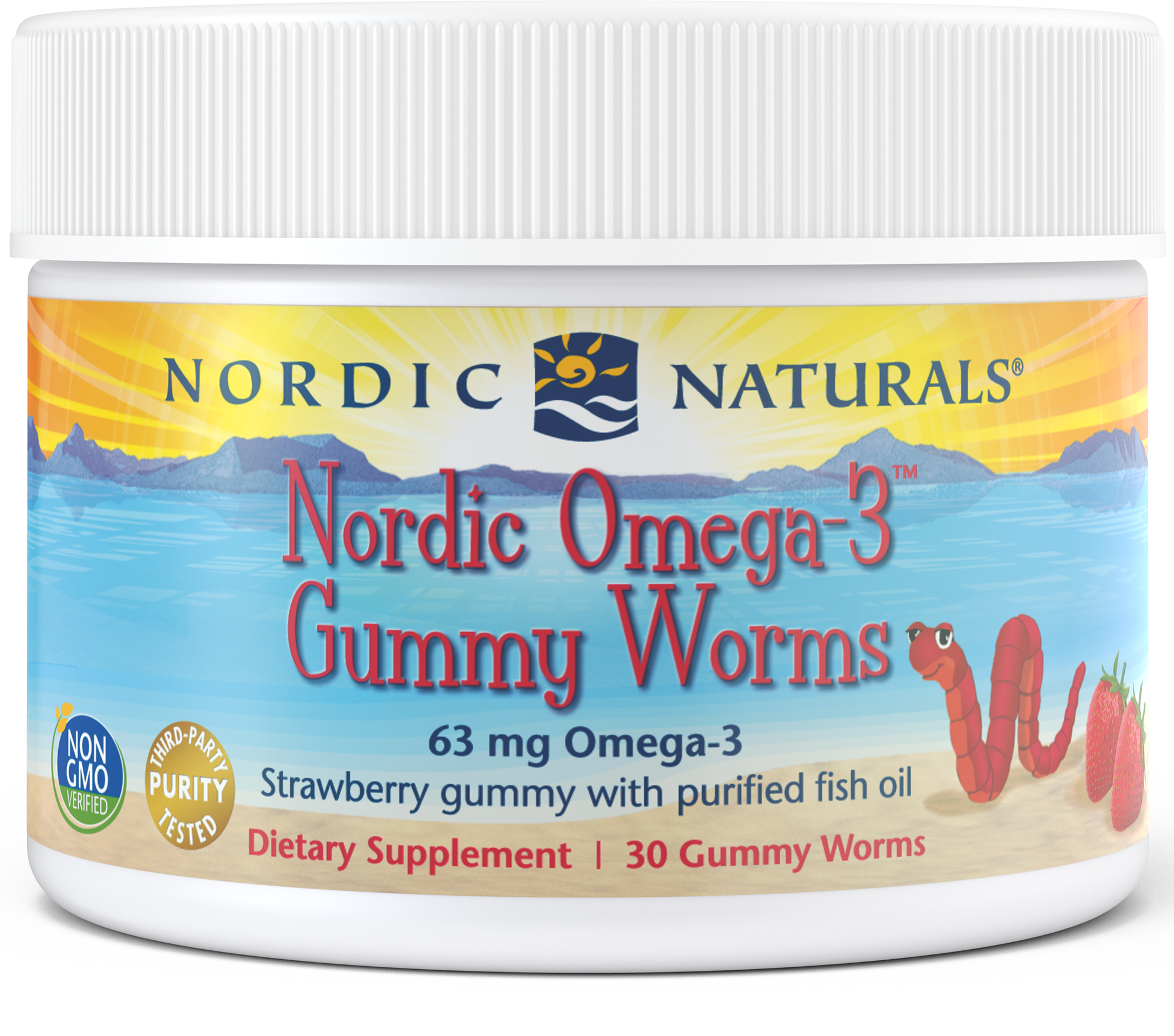 Nordic Naturals Omega-3 Worms 30 worms