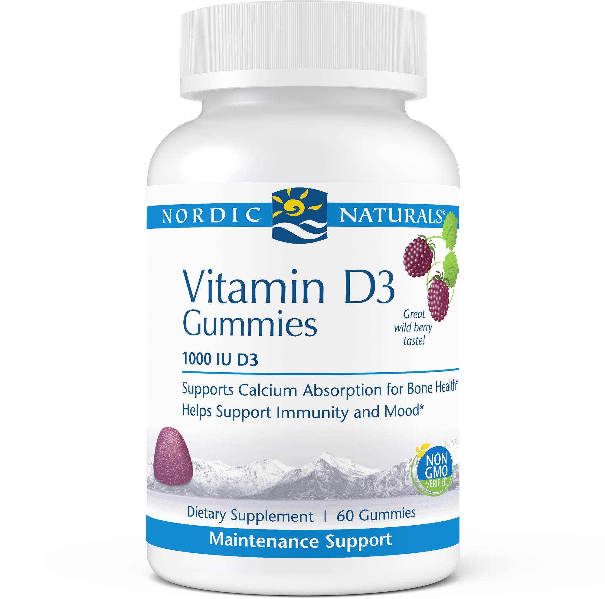 Nordic Naturals Vitamin D3 Gummy 60ct