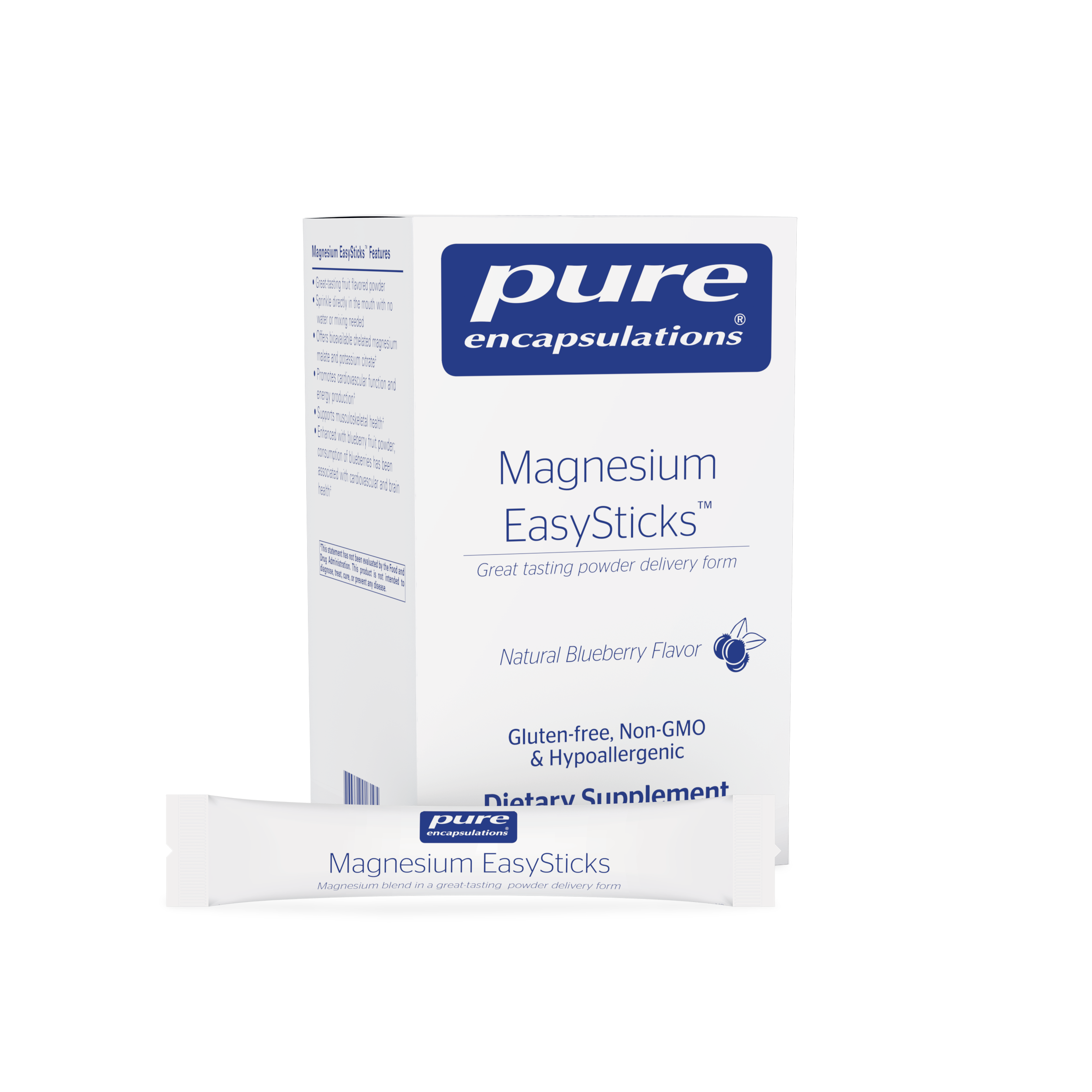 Pure Encapsulations Magnesium EasySticks 30 servings