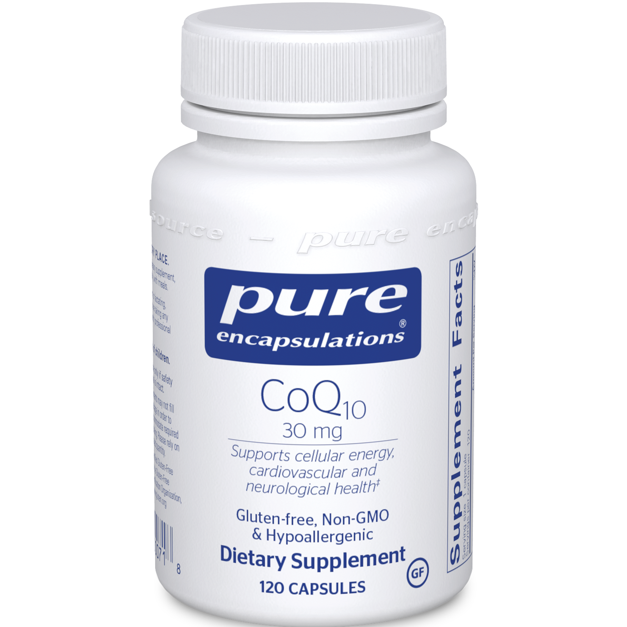 Pure Encapsulations CoQ10 30 mg 120 vegcaps