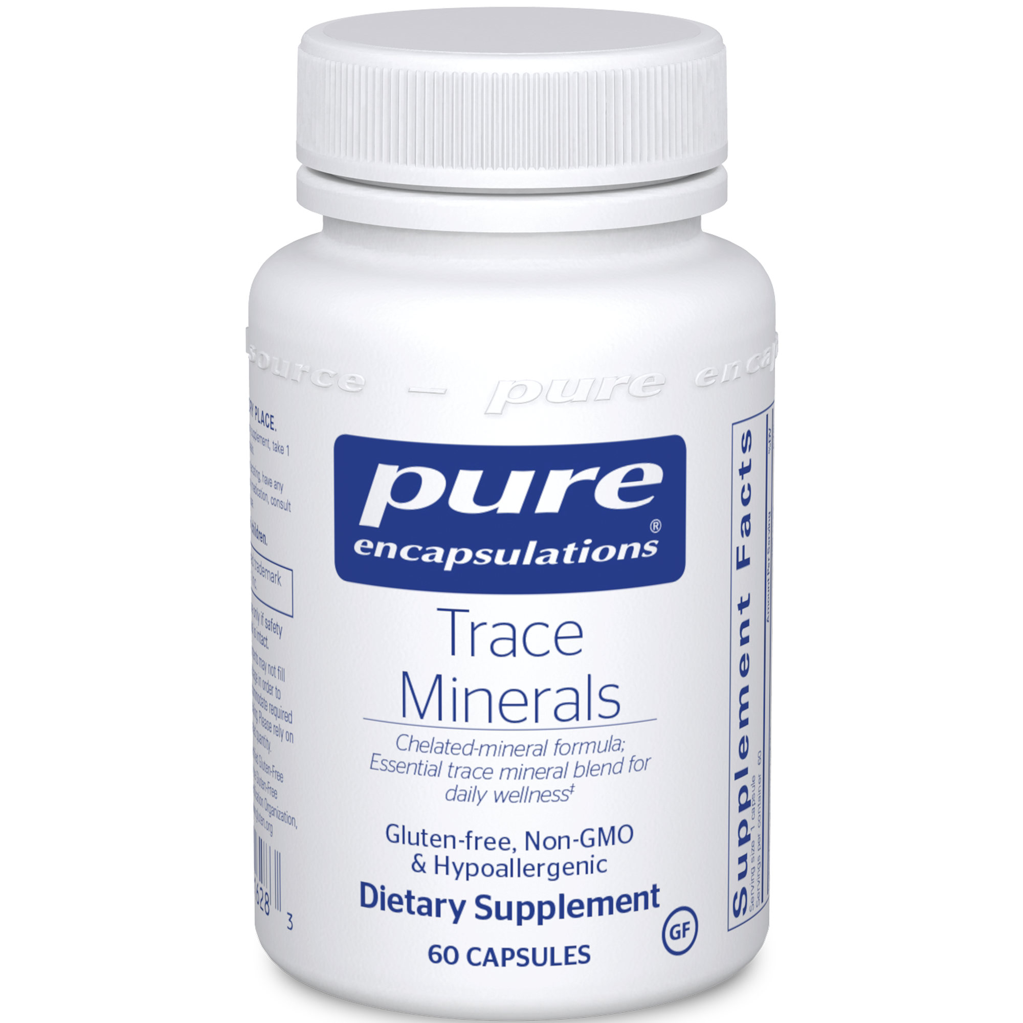 Pure Encapsulations Trace Minerals 60 caps