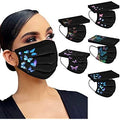 Patterned Disposable Adults Face Masks, 50's