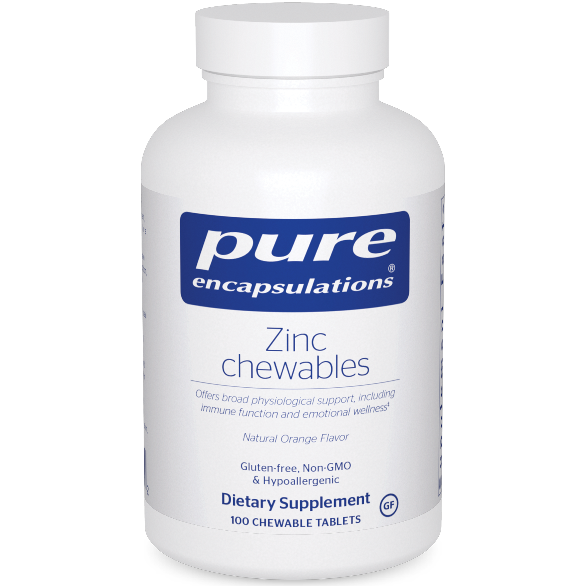 Pure Encapsulations Zinc Chewables 100 ct