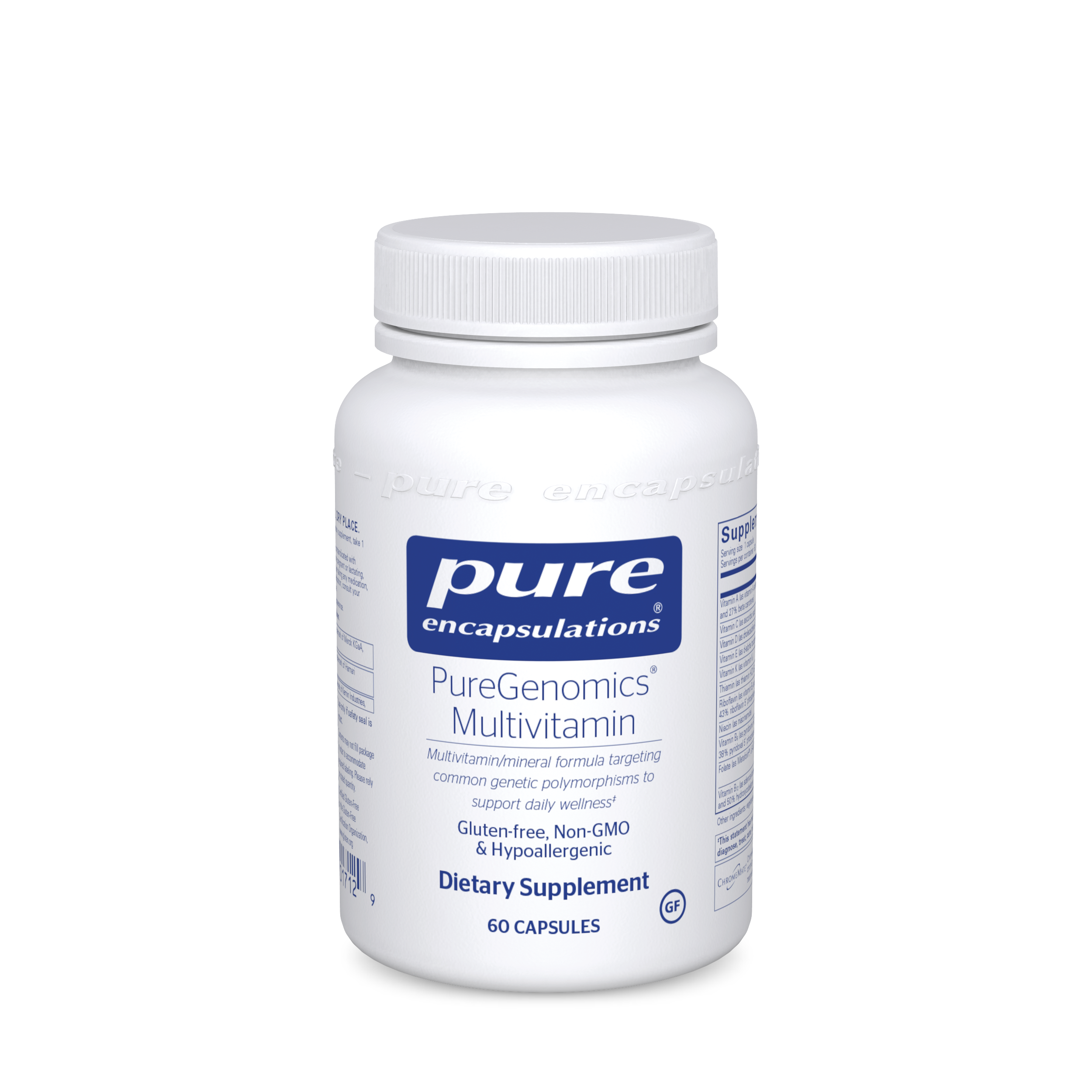 Pure Encapsulations PureGenomics  Multivitamin 60 caps