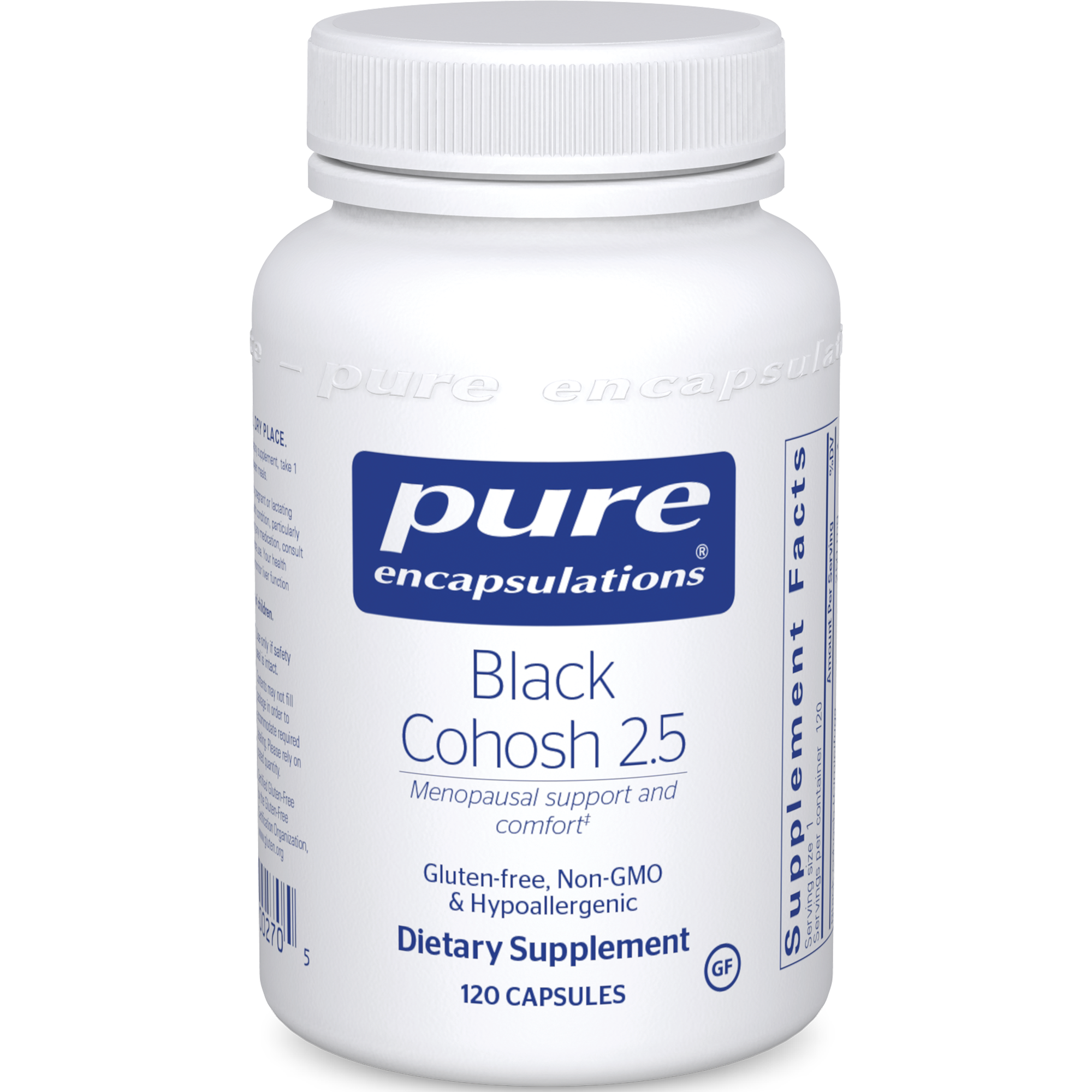 Pure Encapsulations Black Cohosh 2.5 250 mg 120 caps