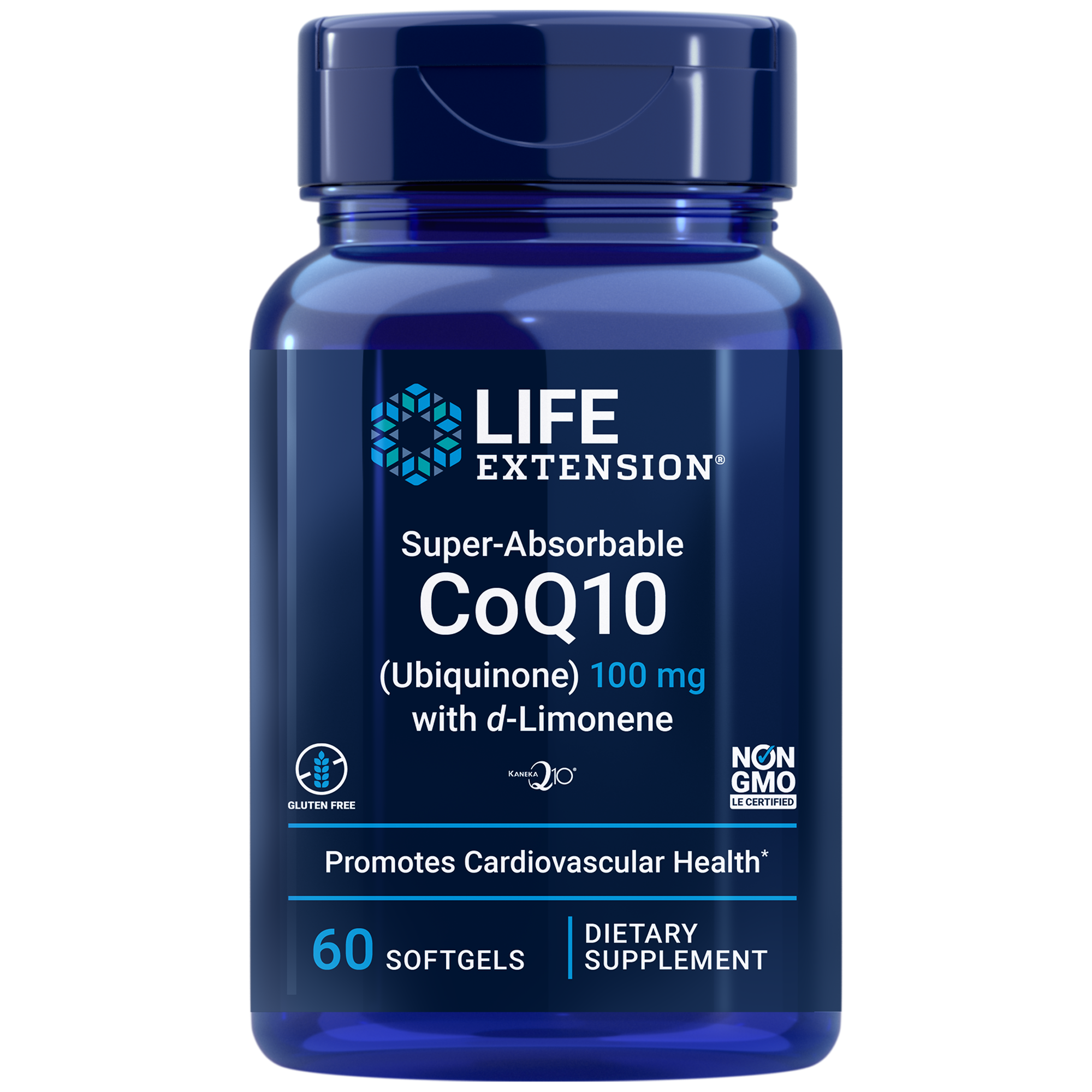 Life Extension Super-Absorb CoQ10 d-Limonene 60 sftgls