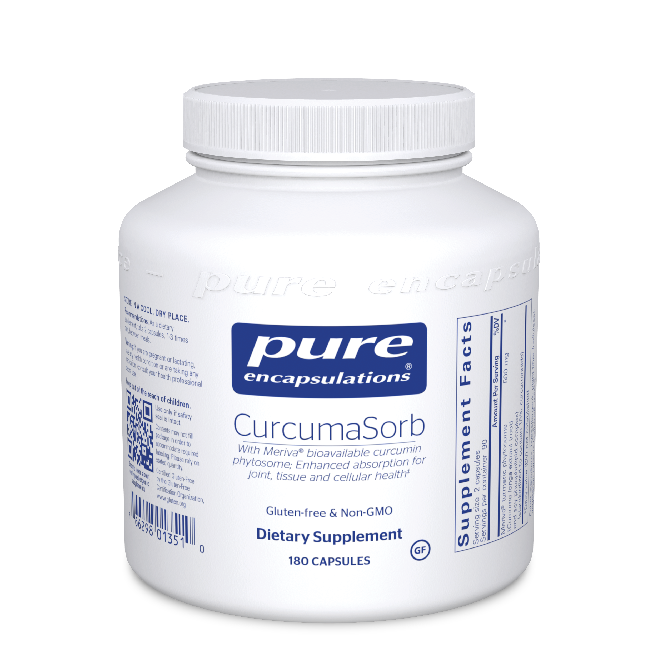 Pure Encapsulations CurcumaSorb (Meriva) 180 caps