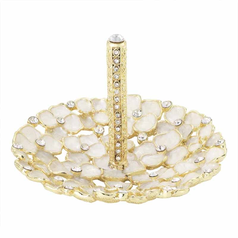 Dogwood Floral Ring Holder by Olivia Riegel