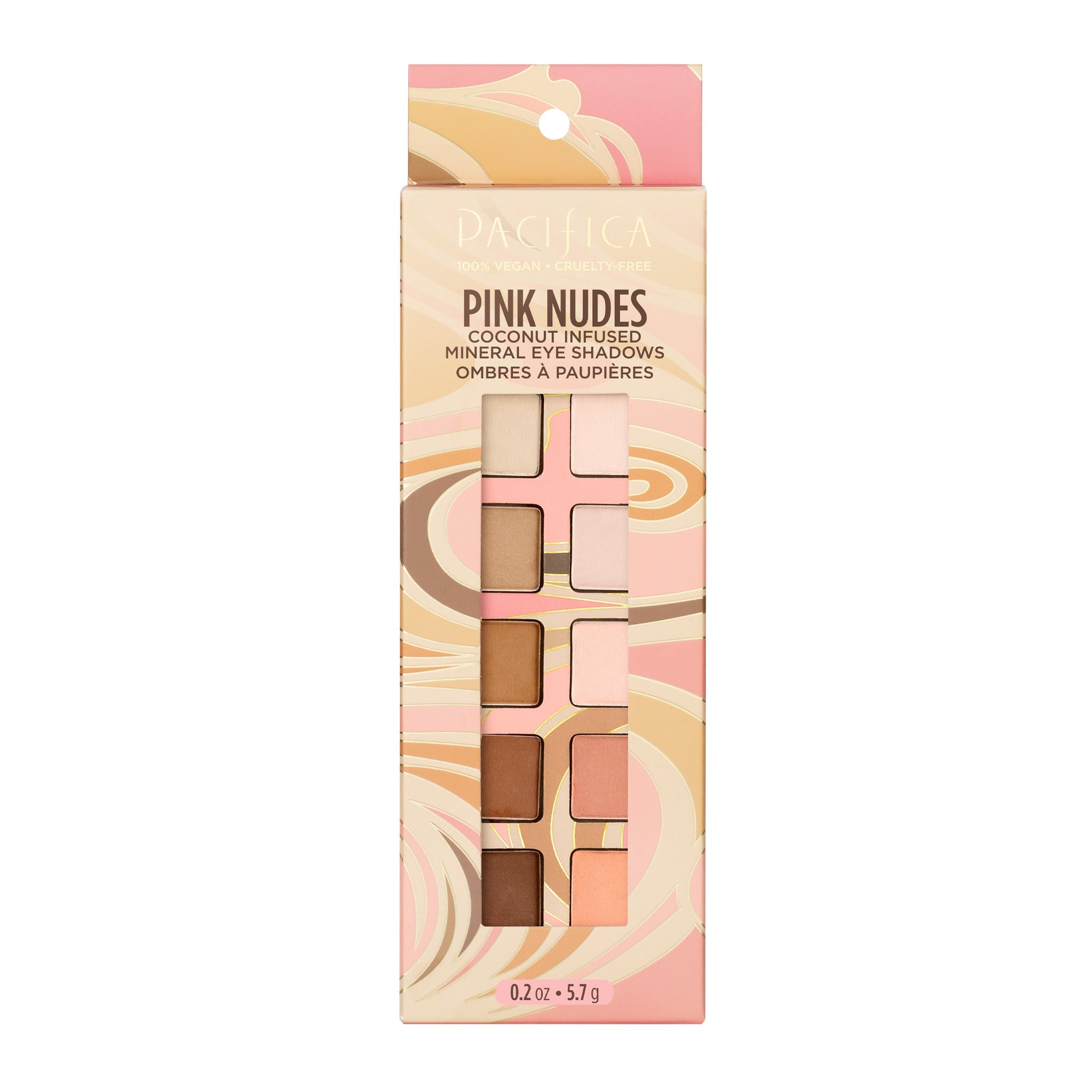 Pacifica - Mineral Eyeshadows - Pink Nudes, 5.7 g
