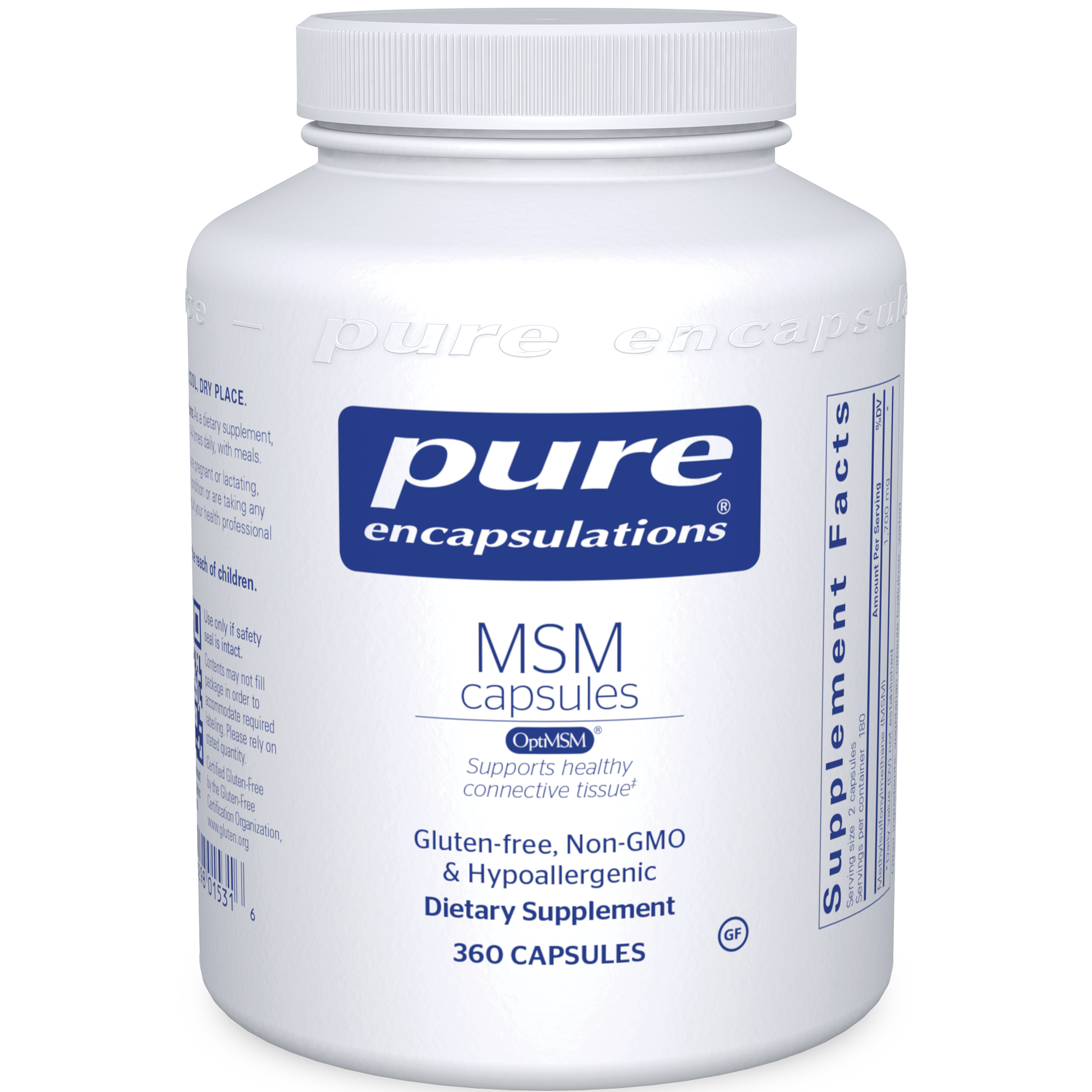 Pure Encapsulations MSM Capsules 360 caps