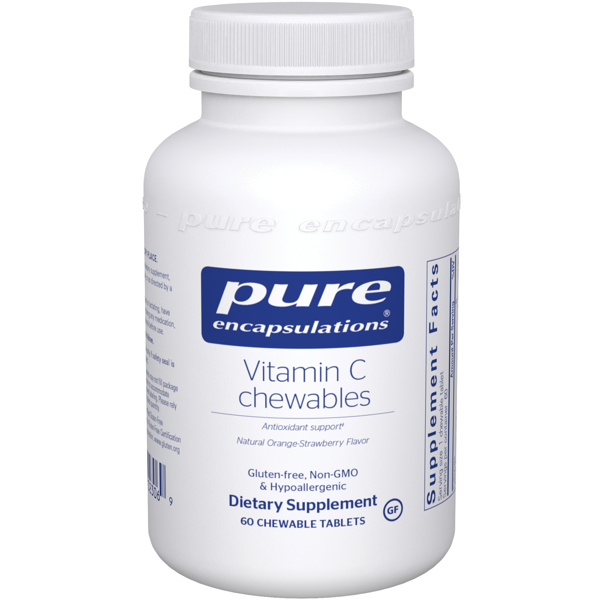 Pure Encapsulations Vitamin C chewables 60 tabs