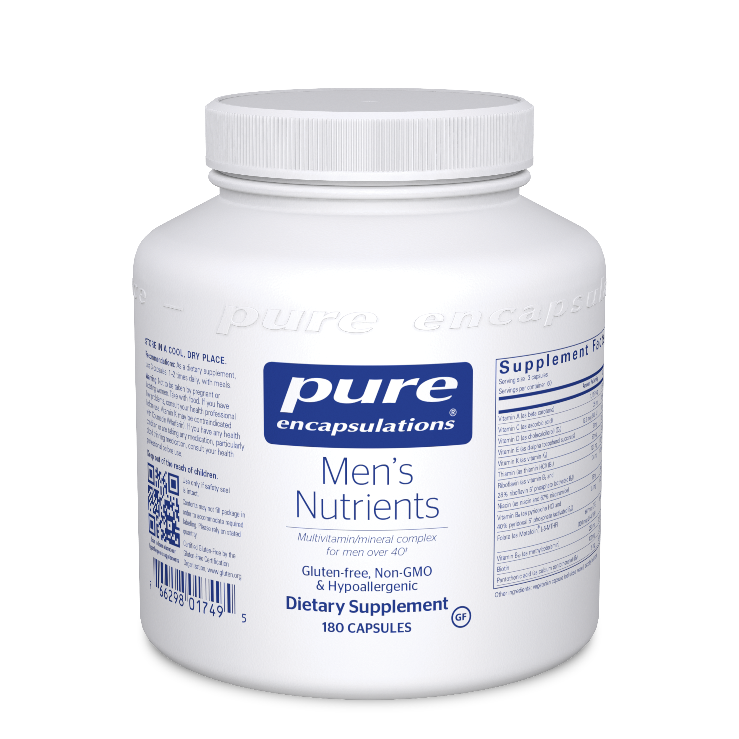 Pure Encapsulations Men's Nutrients