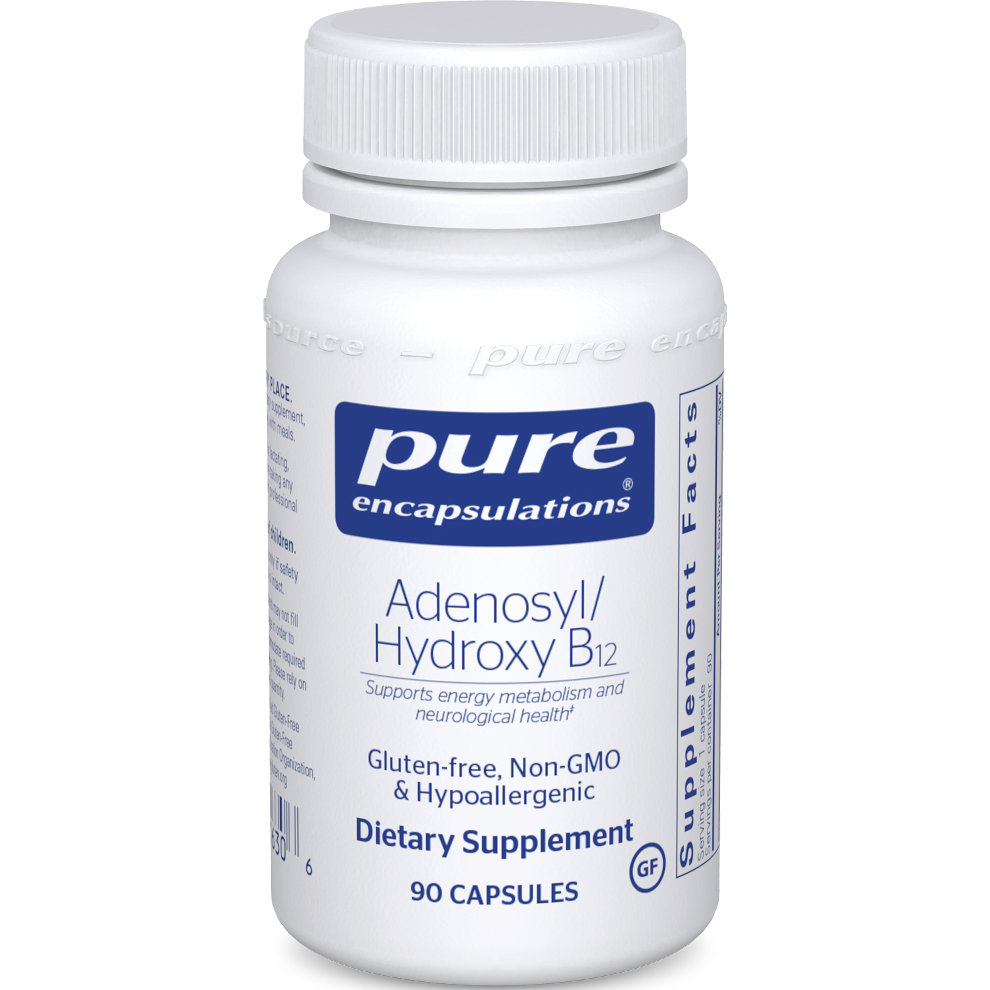 Pure Encapsulations Adenosyl/Hydroxy B12 90 caps