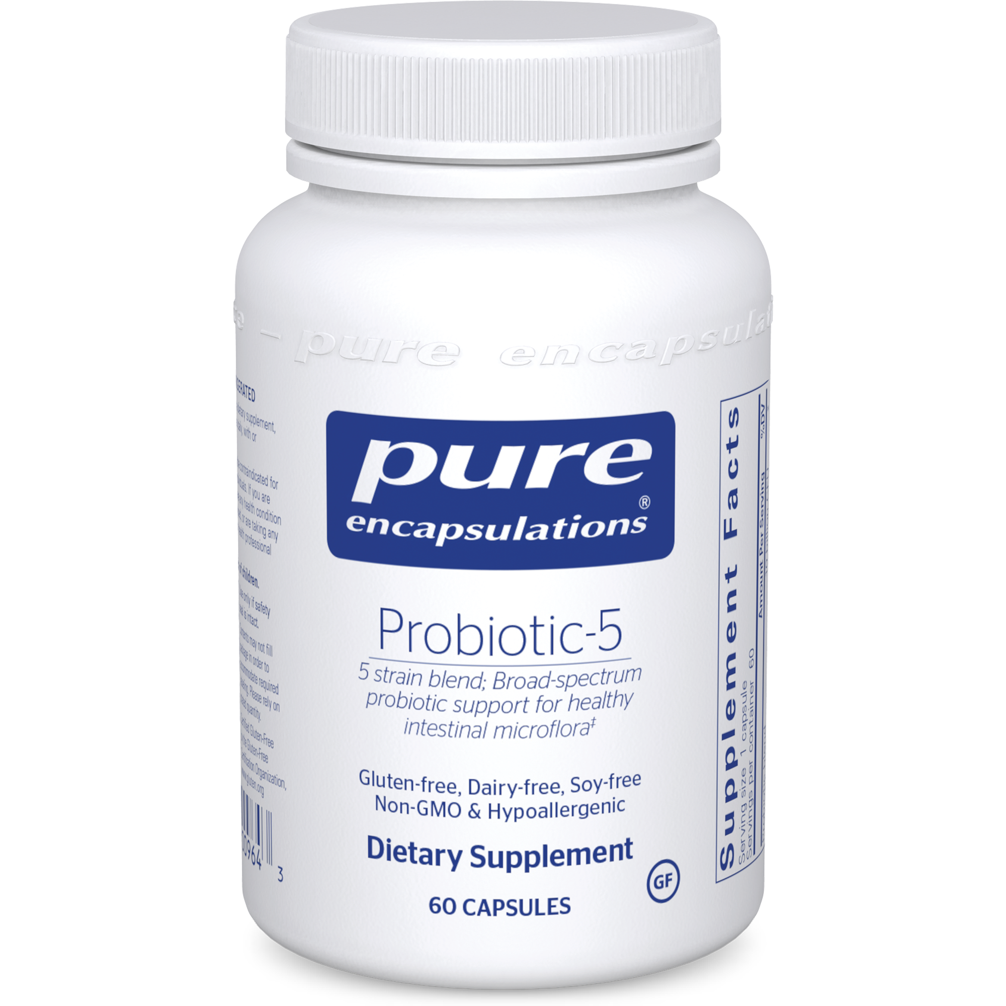 Pure Encapsulations Probiotic-5 (dairy-free) 60 caps