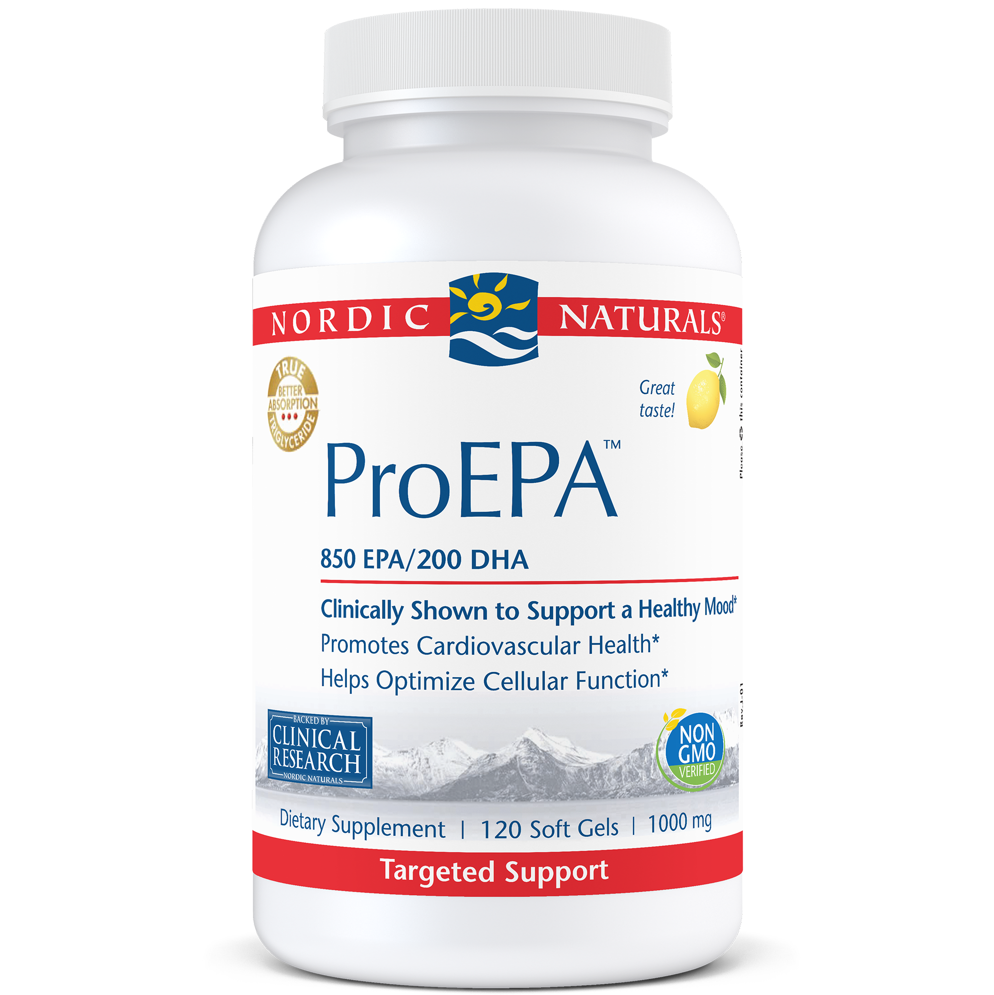 Nordic Naturals ProEPA (Lemon Flavor) 120 gels