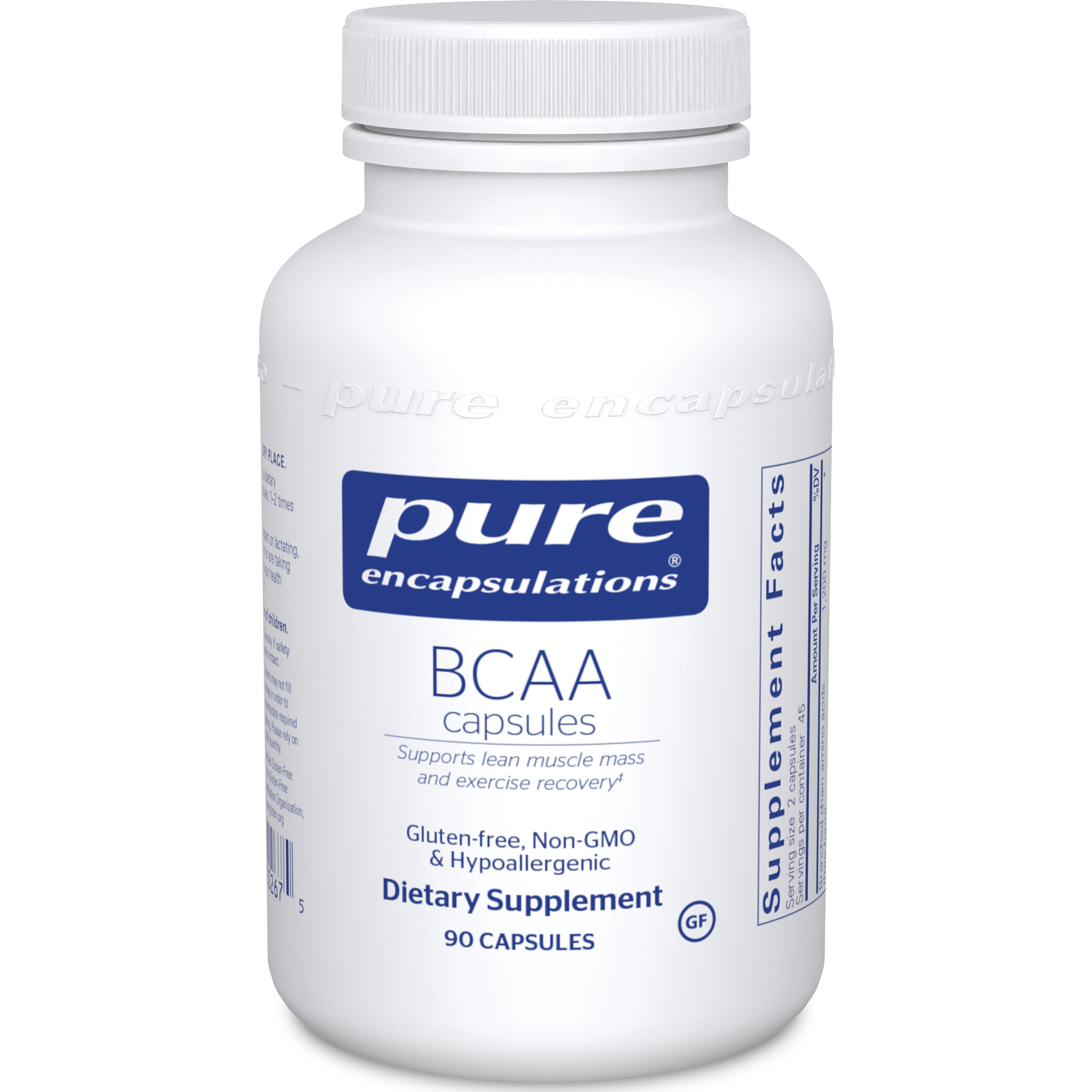 Pure Encapsulations BCAA 600 mg