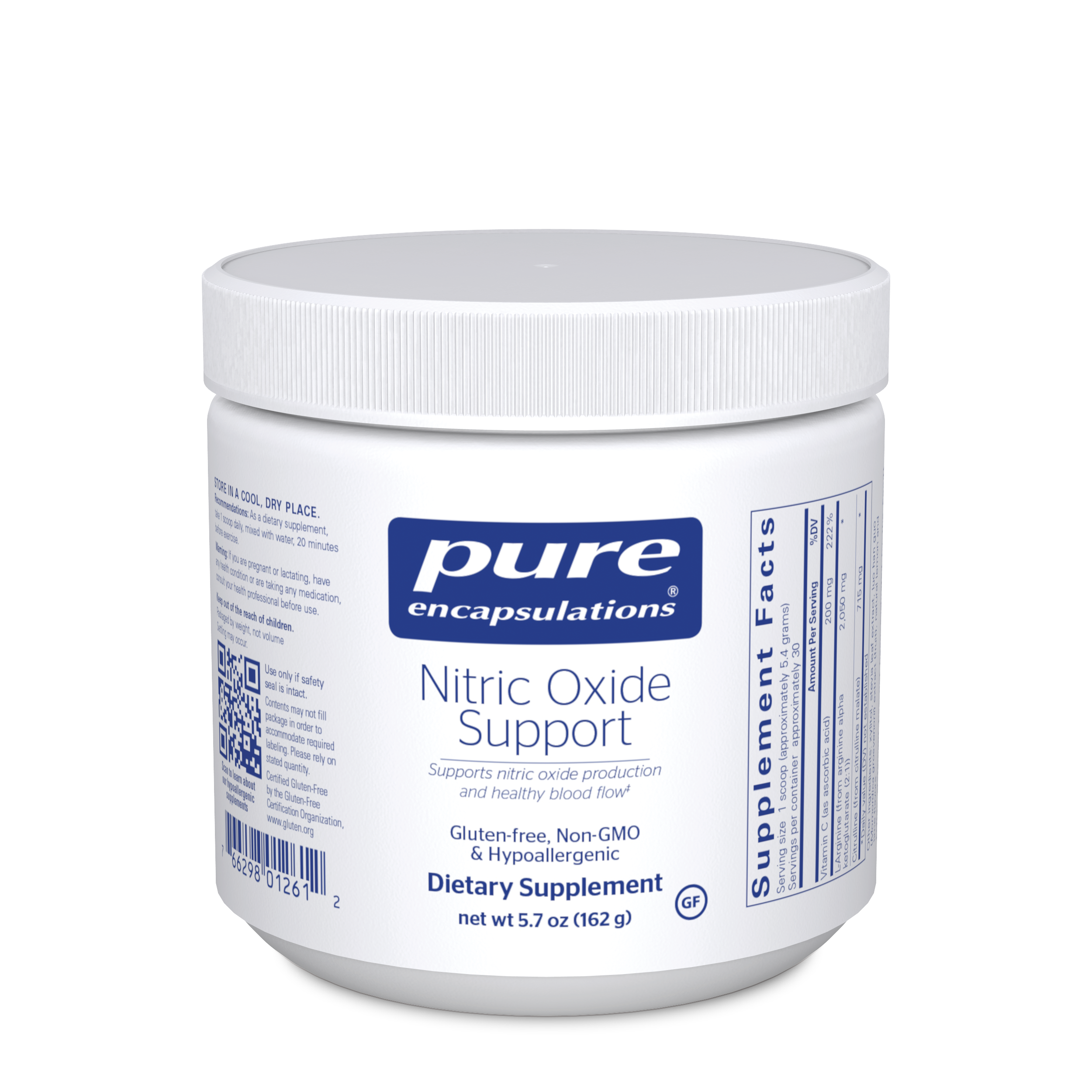 Pure Encapsulations Nitric Oxide Support 162 gms