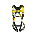 Guardian Fall Protection 37106 Full Body Harness, Black/Yellow