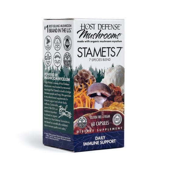 Host Defense Stamets-7, 60 capsules