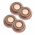 Dermaline Replacement Heads for Facial, 4-pack