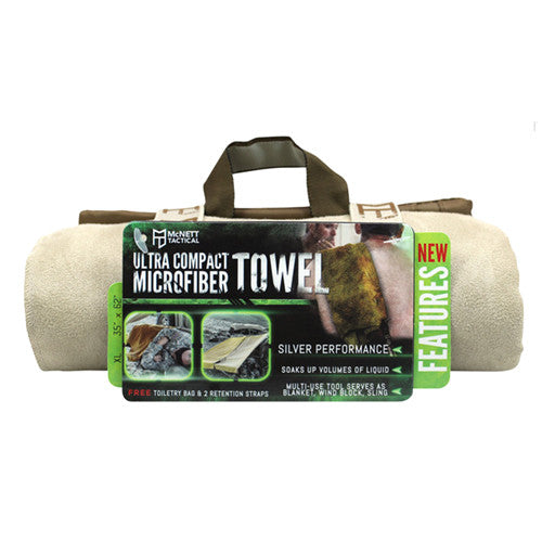 OutGo Microfiber Towel XL Sand - GhillieSuitShop
