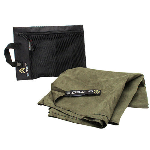 OutGo Microfiber Towel Lg Moss - GhillieSuitShop