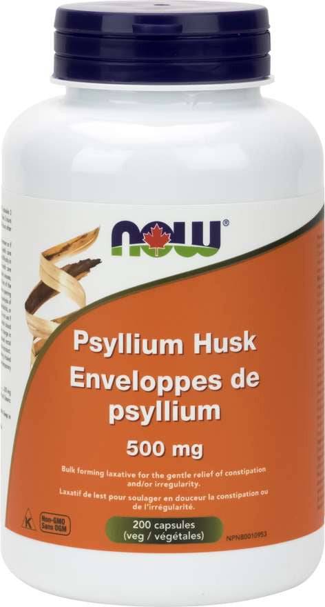 Now Foods Psyllium Husk 500mg - YesWellness.com