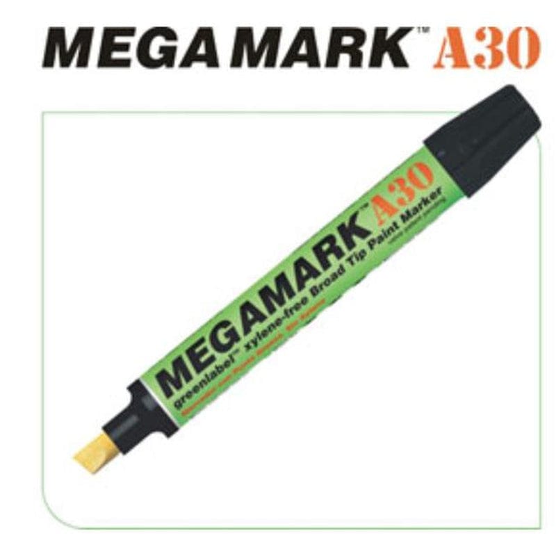 U-Mark UMK-BON10704 Megamark Broad Tip Marker A30, Red